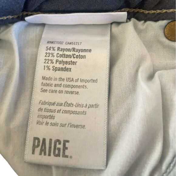 Paige Fletcher Skinny Jeans Womens Size 27 - Picture 11 of 11